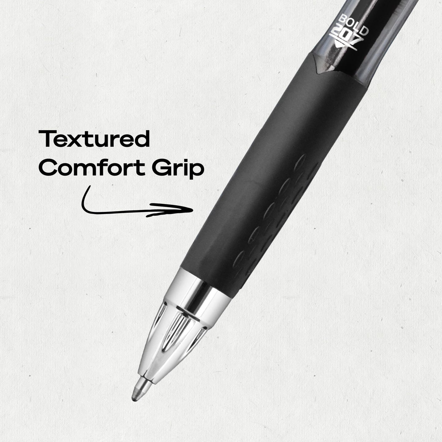 uniball™ 207 Gel Pens, Black Ink, 1.0mm Bold Point, Retractable, 12 Count