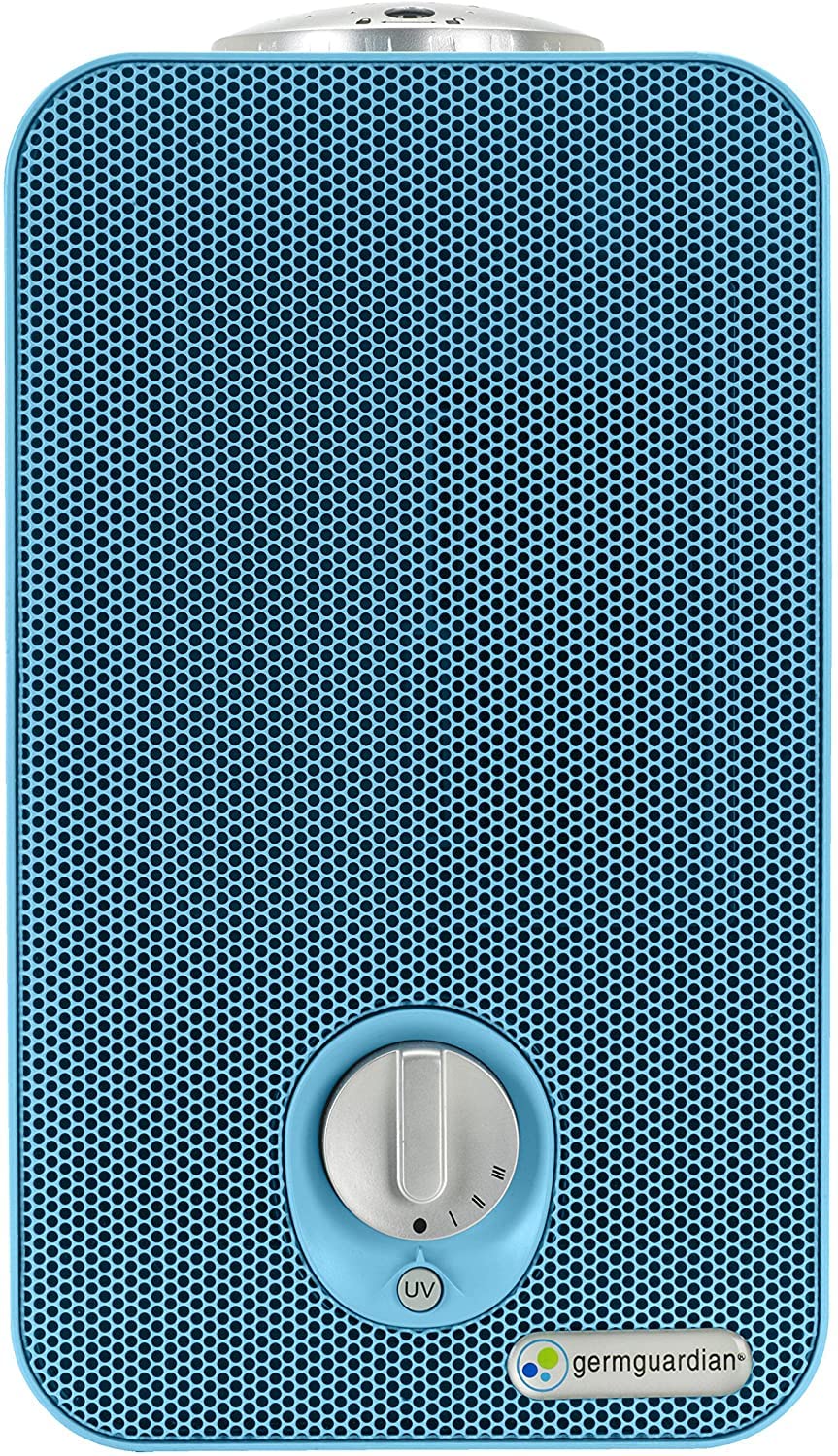 GermGuardian Air Purifier for Home with HEPA Pure Filter, Night Light Projector, UV-C Light Helps Reduce Germs, Removes 99.97% of Pollutants, Rooms up