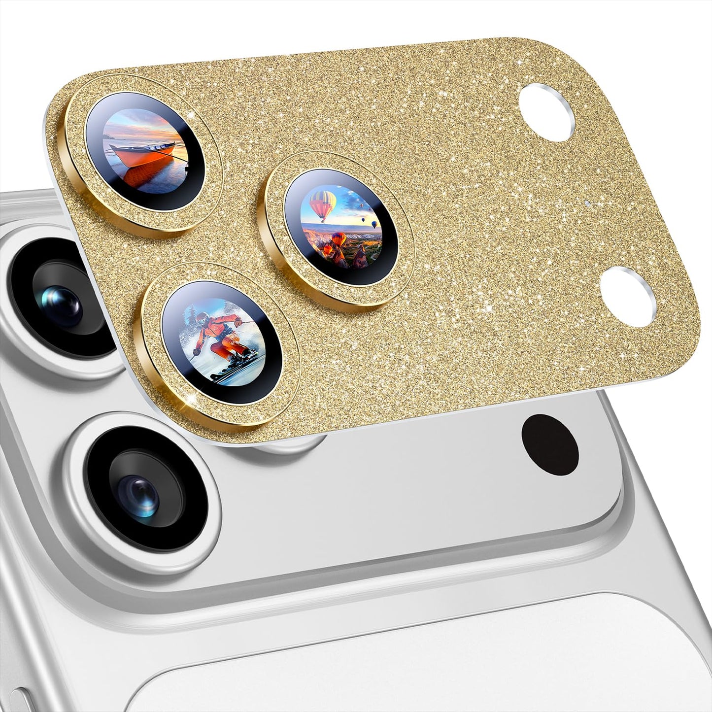 Uyiton for iPhone 17 Pro Camera Lens Protector - Metal Camera Protector