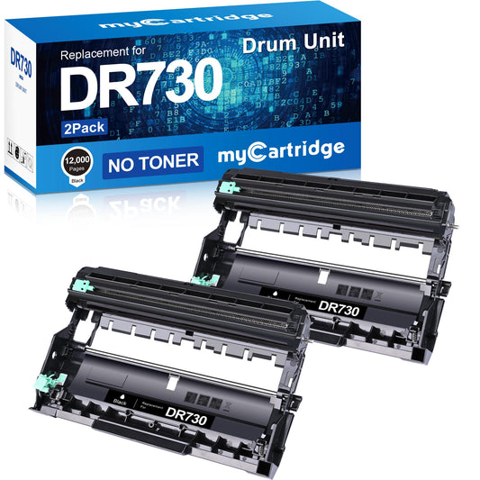 myCartridge Compatible DR730 Drum Unit Replacement for Brother DR-730 DR730 DR 730 to Compatible with MFC-L2710DW MFC-L2750DW HL-L2370DW HL-L2395DW