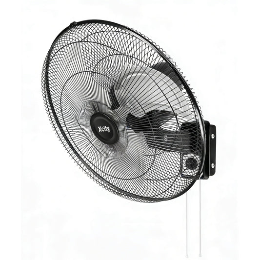 Xcity Wall Mount Fan 20", 3-Speed, Oscillating New Model