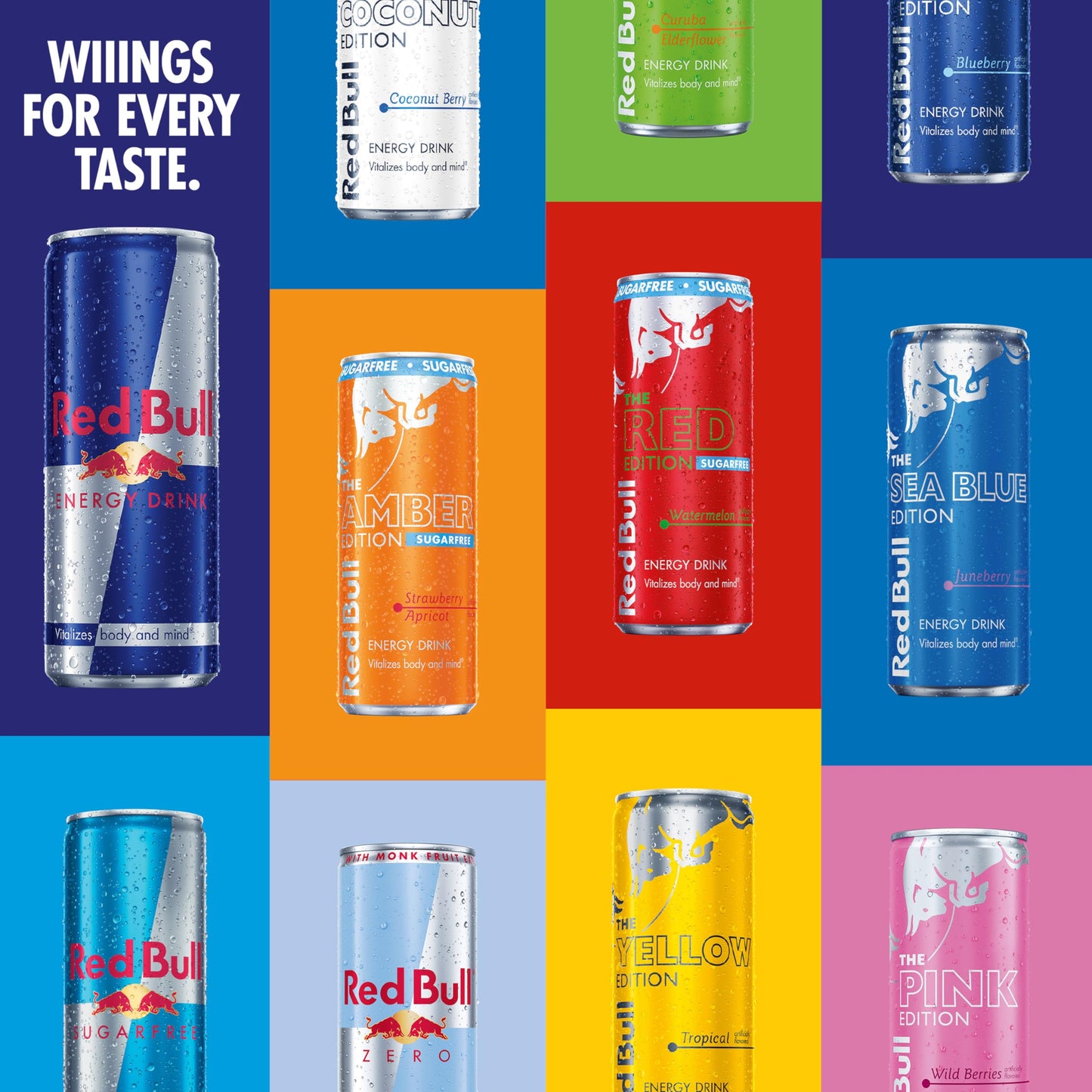 Red Bull Peach Edition Energy Drink, with 114mg Caffeine plus Taurine & B Vitamins, 12 Fl Oz, 4 Pack