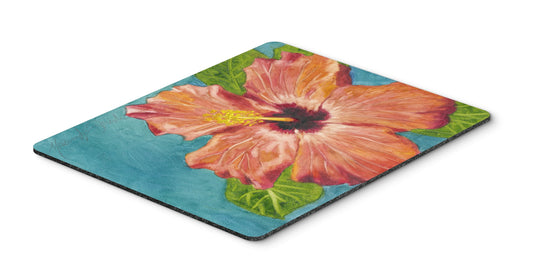 Caroline's Treasures TMTR0316MP "Coral Hibiscus by Malenda Trick Mouse Pad, Hot Pad or Trivet" for Home Office Gaming Working Computers Laptop Mouse