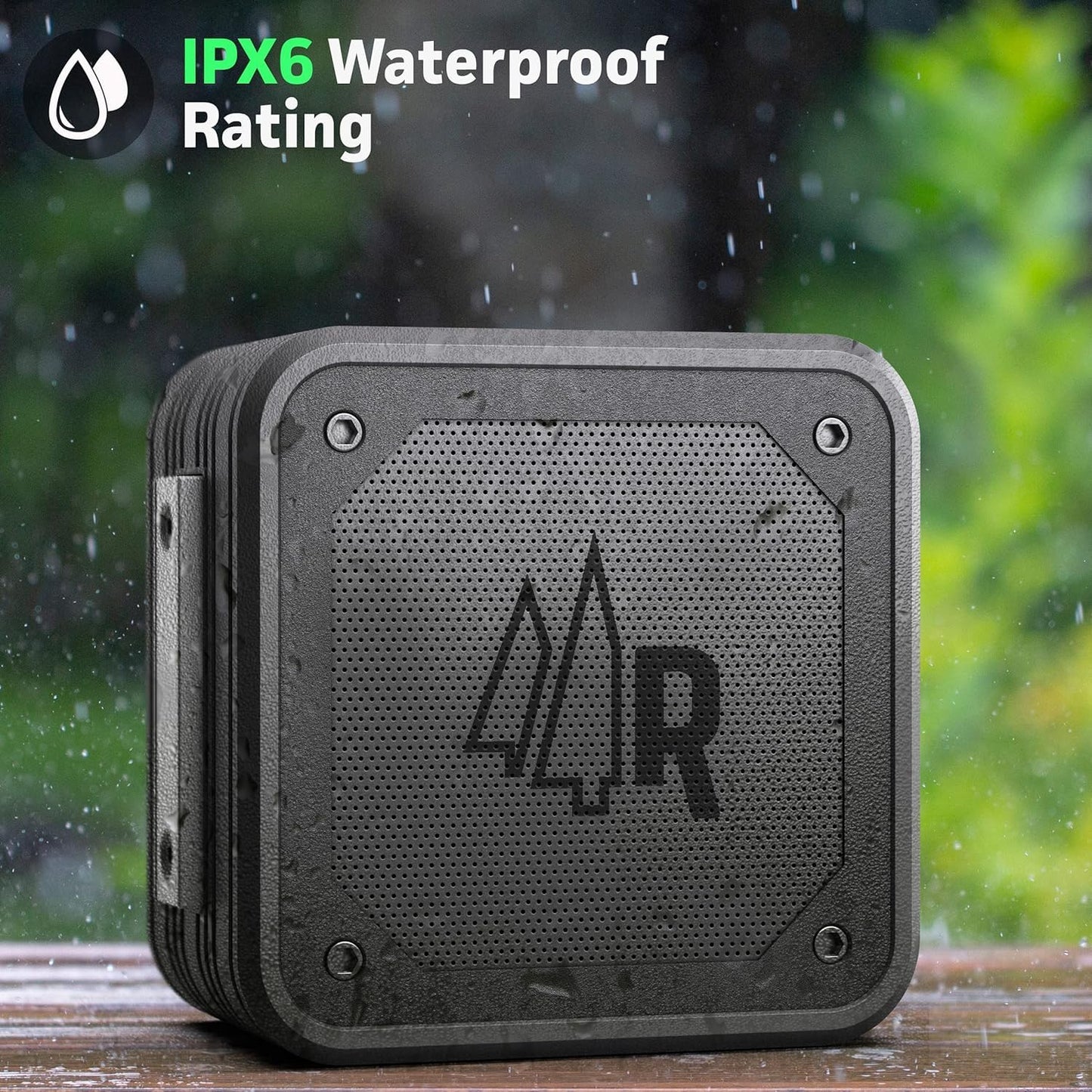 Magnetic Bluetooth Speaker for Golf Carts, Waterproof (IPX6) Built-in Magnet Mount Attachment, 33Ft Wireless Range - Gift for Dad, Men Who Love