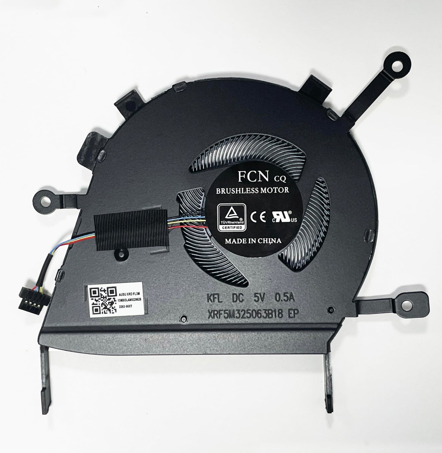 Fleshy Leaf Replacement CPU Cooling Fan Replacement for Asus Zenbook Flip Q406 Q406D Q406DA Q406FA UM462DA UX462DA UX462FA DC5V 13NB0KX0P01011