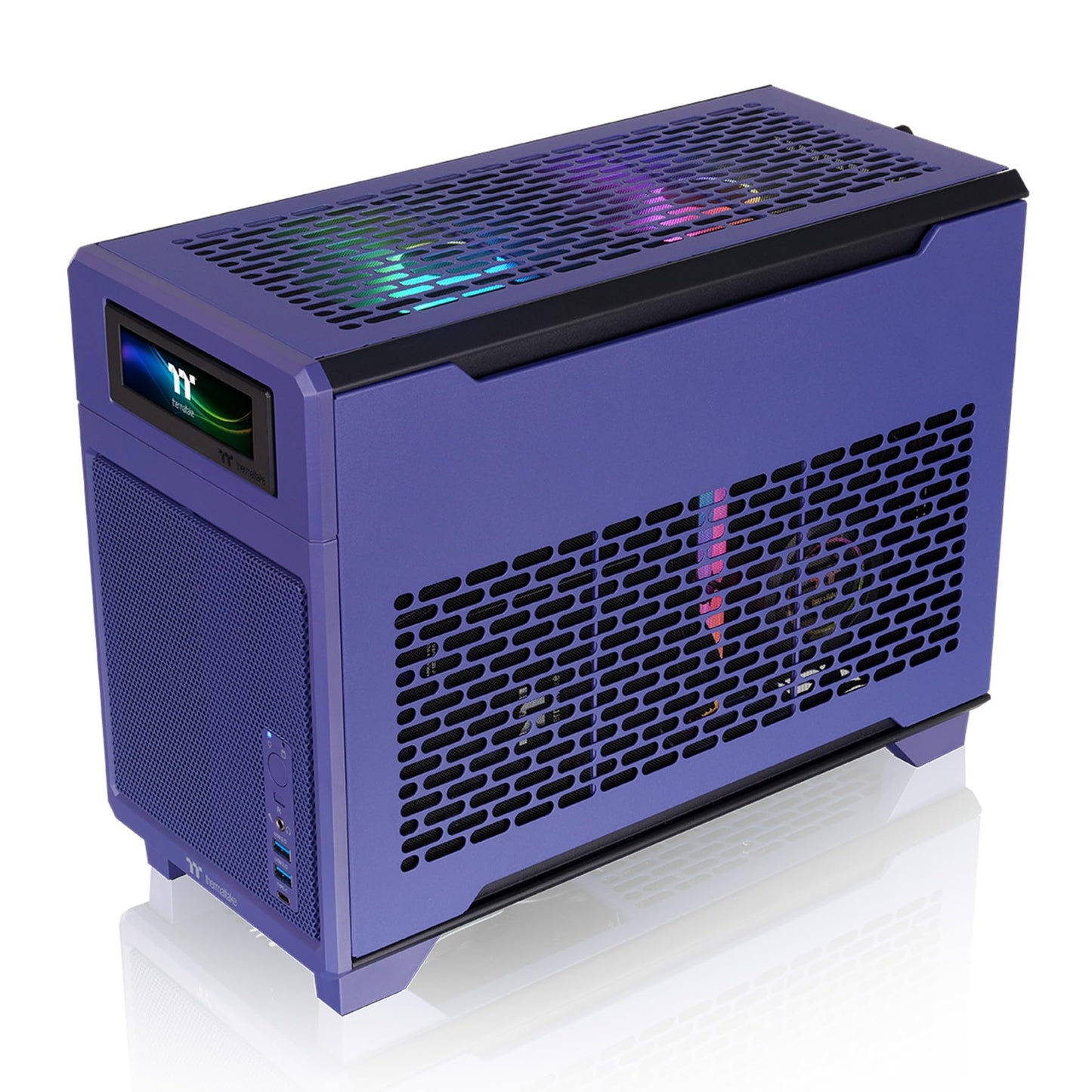 Thermaltake TR100 SFF Chassis; mITX Support; 18.9 Liters; PCIe 4.0 Riser Cable Included; 360mm GPU Clearance; 280mm Radiator Support; Removable PCIe