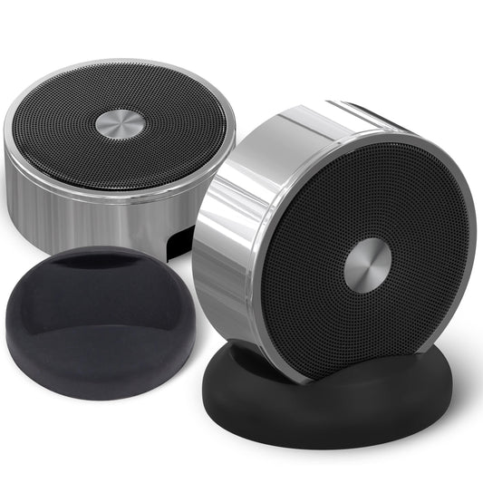 Bluetooth Speaker Set: Wireless Stereo Dual Pairing Portable Twin TWS System With Big Rich Bass Hi-Fi Multi-Room Indoor Outdoor Use Home Deck Pool