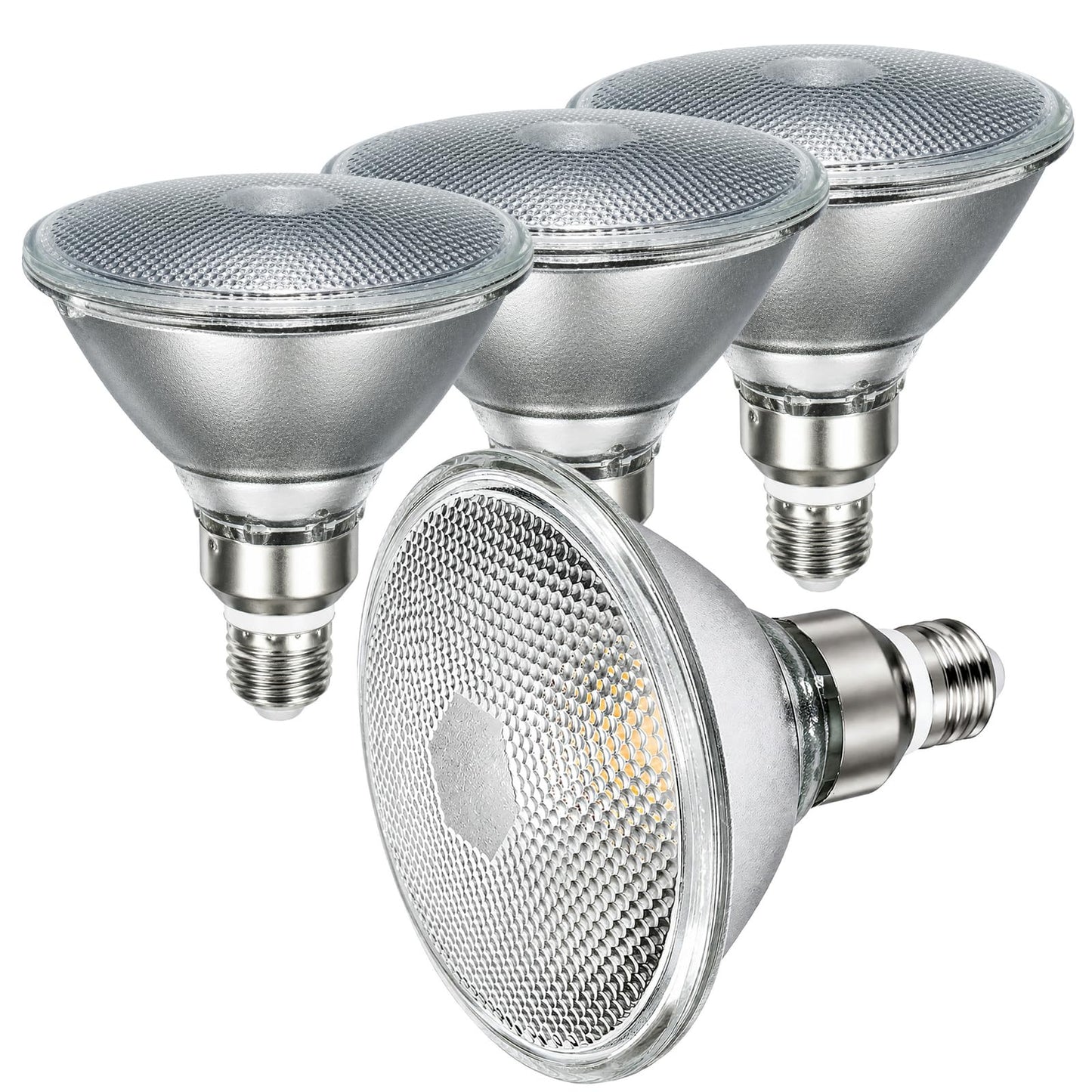 Classic Glass PAR38 LED Flood Light Bulbs Outdoor/Indoor, LED 18W (150W Halogen Equivalent), 5000K Daylight,IP65 Waterproof E26 PAR38 Spotlight