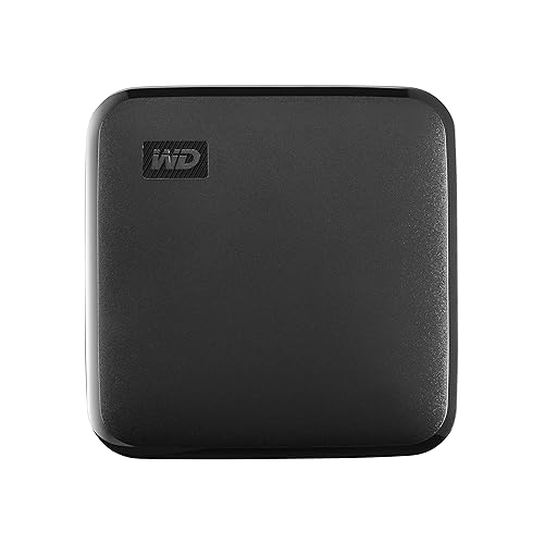 WD 1TB Elements SE - Portable SSD, USB 3.0, Compatible with PC, Mac - WDBAYN0010BBK-WESN