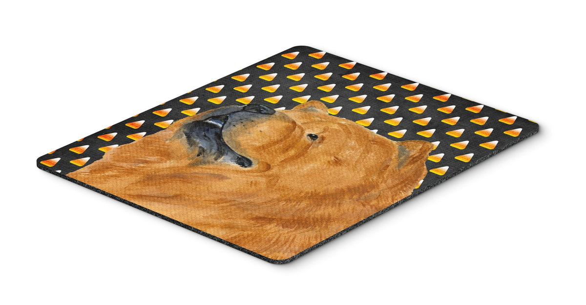 Caroline's Treasures SS4295MP "Chow Chow Candy Corn Halloween Portrait Mouse Pad, Hot Pad or Trivet" for Home Office Gaming Working Computers Laptop