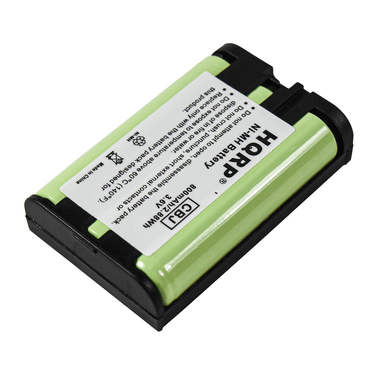 HQRP Phone Battery Compatible with Panasonic KX-TG6026, KX-TG6026LB, KX-TG6051, KX-TG6051AL, KX-TG6051M, KX-TG6052 Cordless Telephone