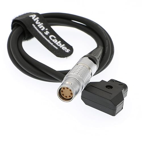 Alvin's Cables 8 Pin Female to D Tap Power Cable for Arri Alexa Mini Amira Camera