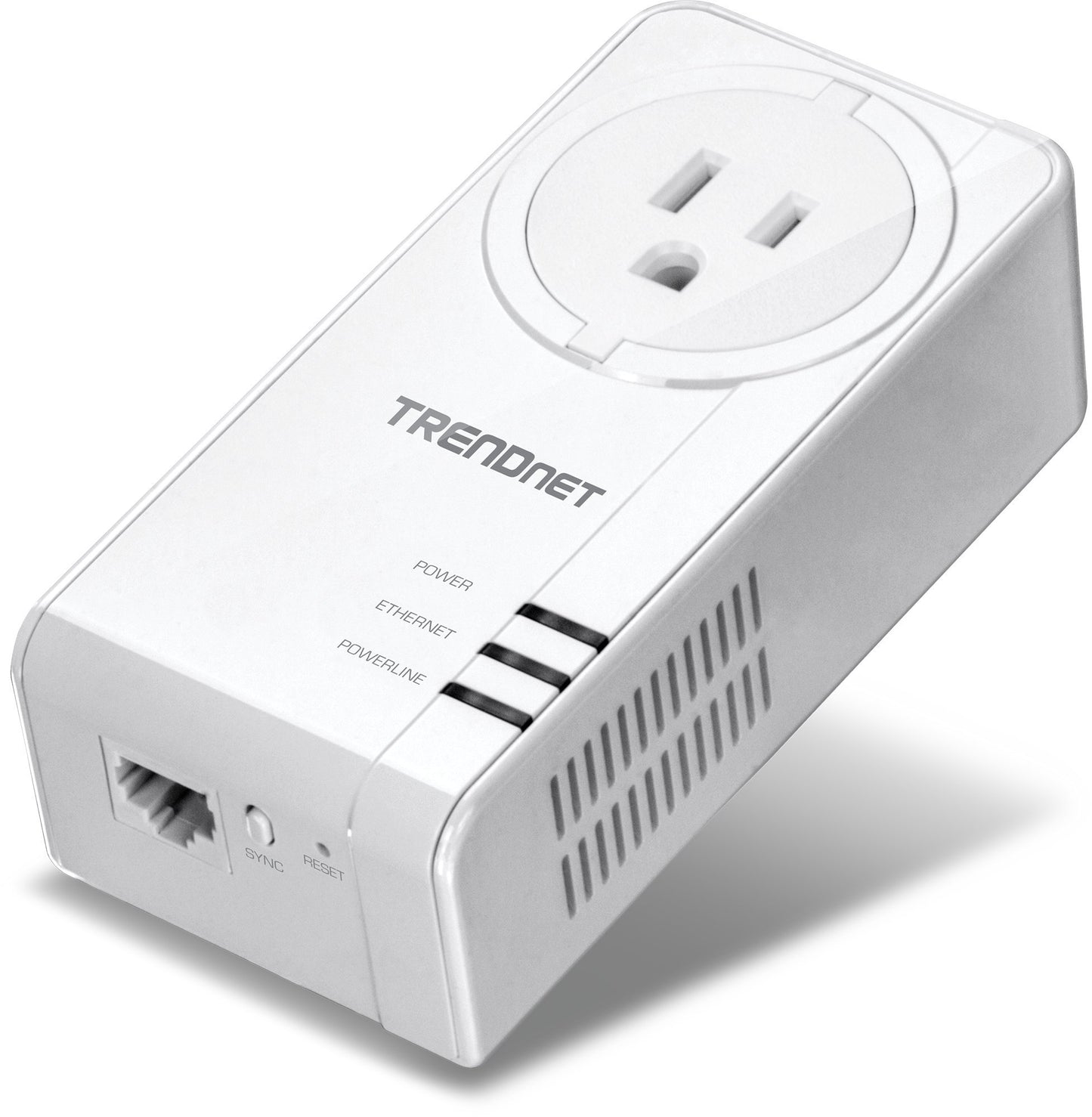TRENDnet Powerline 1300 AV2 Adapter with Built-in Outlet,TPL-423E