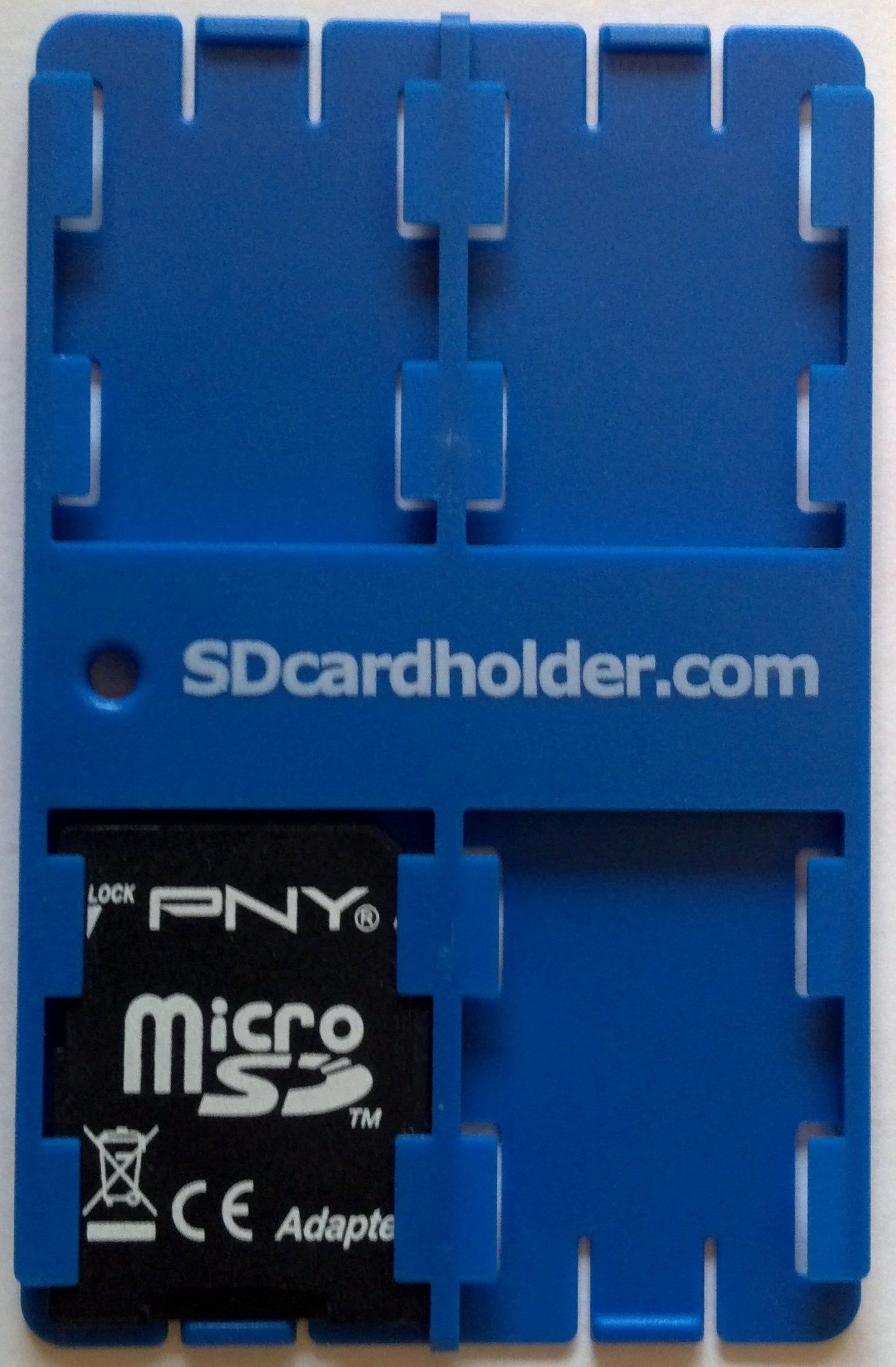 Standard SD Card Holder Credit Card Size Secure Digital Memory Card Case (Yellow)