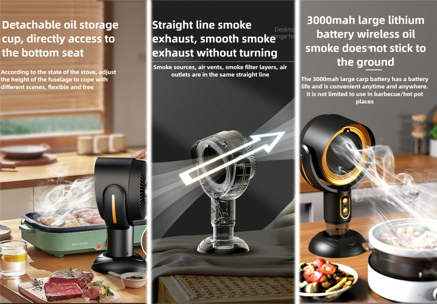 Smokeout fan Purifier Fan Puffhide Purifier - Mini Smoke Diffuser and Portable Smoke Air Purifier, Smoke Fan for Smoking Indoors with Rechargeable