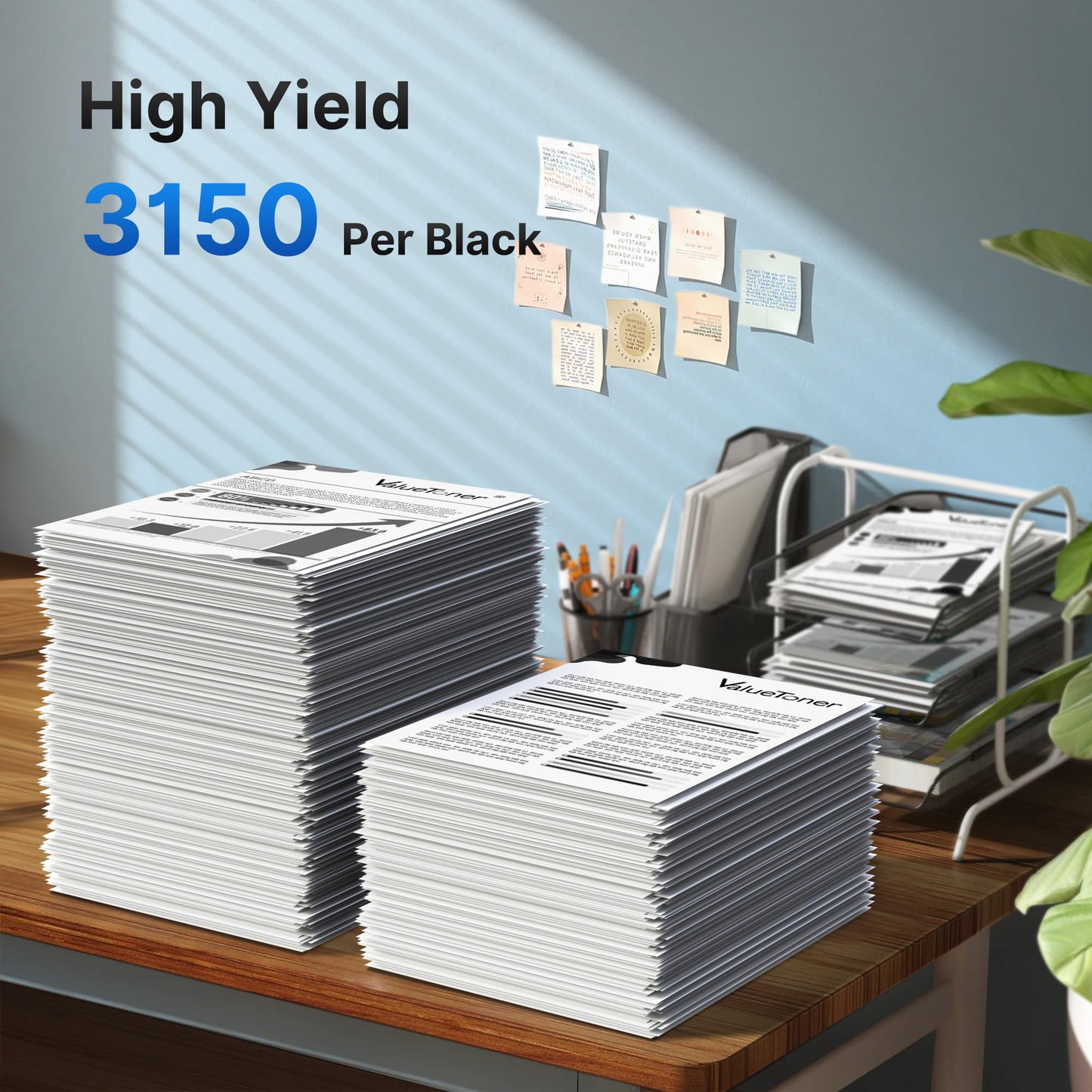 206X Black Toner Cartridge Compatible Replacement for HP 206X 206A W2110X W2110A Work for HP Color LaserJet Pro MFP M283fdw M255dw M283 M255 Printer