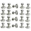 Steel Screws 3/8" Tripod Quick Release QR Plate Camera Flathead Slot Stainless SS Ideal for Manfrotto/Sachtler (20)