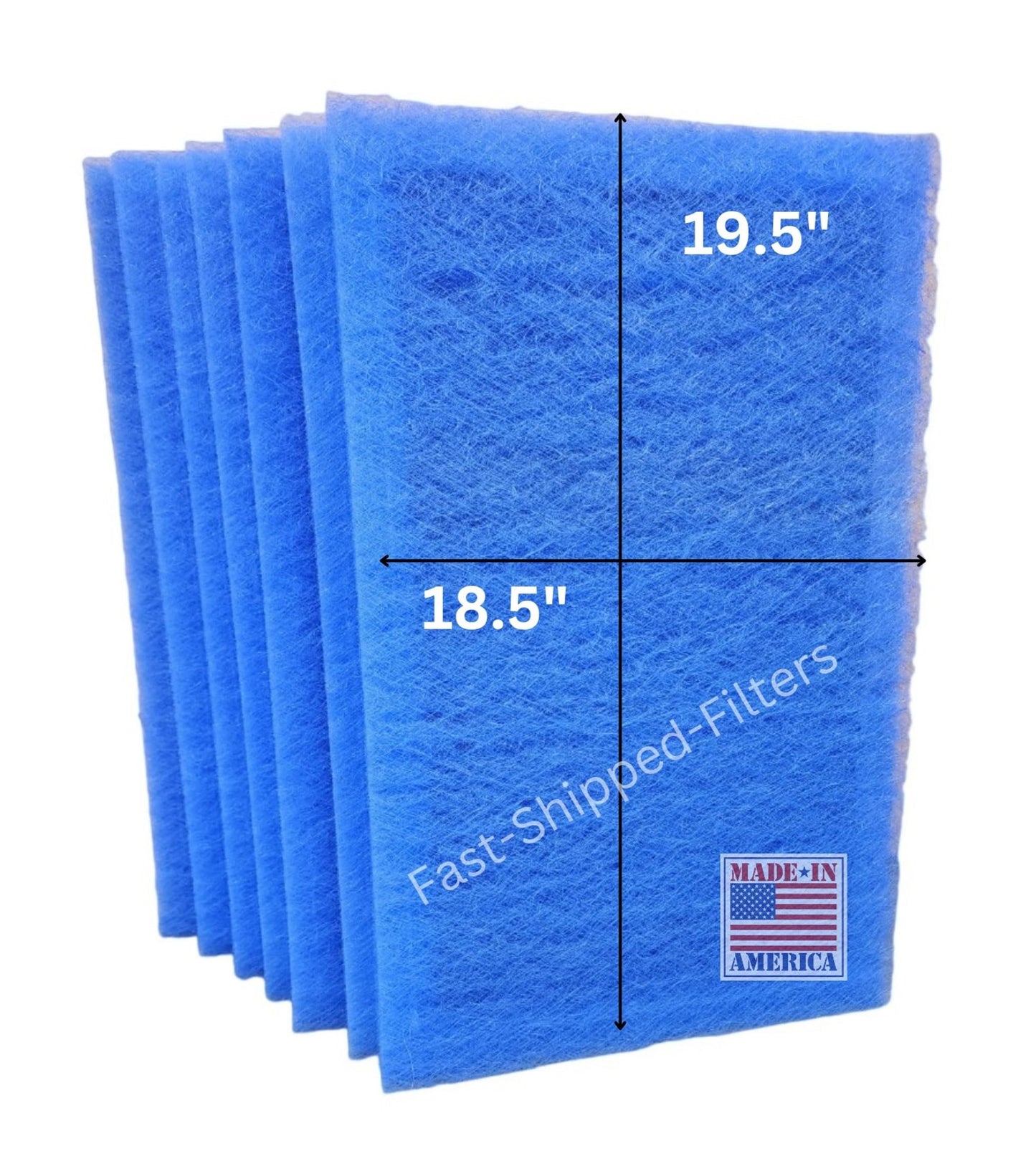 Fast-Shipped-Filters 7 Pack 20x22 Replacement Filter Pads Compatible with Dynamic Electronic Air Cleaner 20x22 polarized pads refill