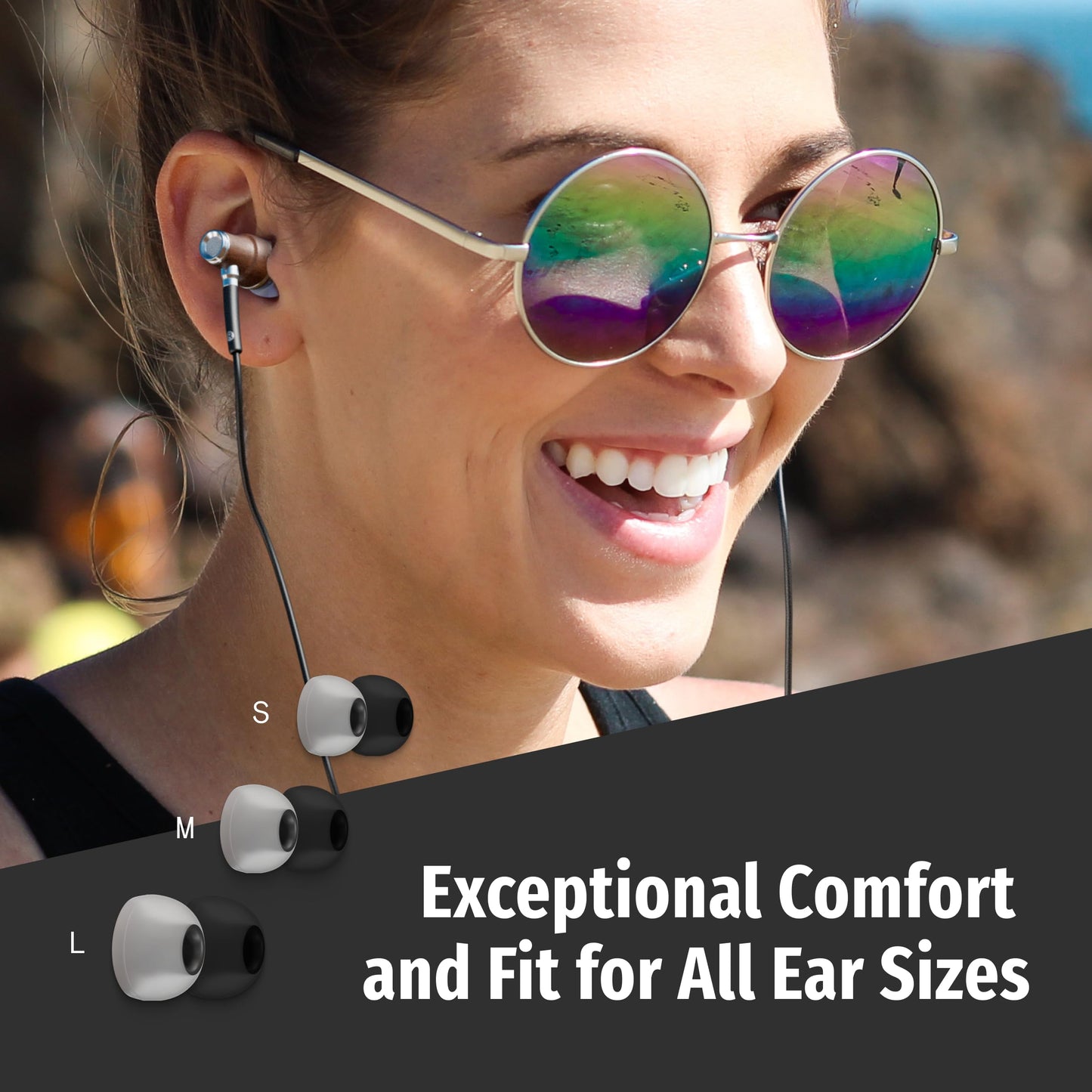 Symphonized NRG Premium Genuine Wood In-ear Noise-isolating Headphones, Earbuds, Earphones with Microphone (Pink)