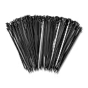 Bolt Dropper 4" Black Zip Cable Ties (1000 Pack), 18lbs Tensile Strength - Heavy Duty, Self-Locking Premium Nylon Cable Wire Ties for Indoor