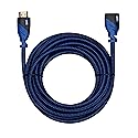 HDMI Extender - Male to Female, Extension Cable (20 Feet) High-Speed HDMI Cable (2.0b) 4k Resolution - Supports 3D, Full HD, 2160p, Audio Return