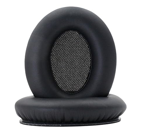 Replacement Ear Pads Compatible with Srhythm Version NC25 Earphones /NC35 Earphones Soft Protein Skin Memory Foam Made of Repair Accessories (Black)