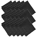 Fosmon Microfiber Cleaning Cloths (15 Pack), 6 x 7 inch Dust Rag Towels for Eyeglasses, LCD Screen, Digital Video Camera Lens, Laptop, HDTV, PC