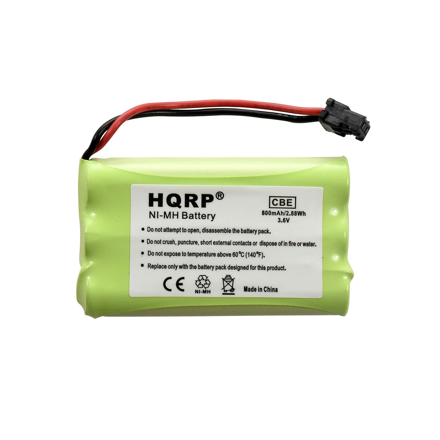 HQRP Phone Battery Compatible with Uniden TRU9485-3 TRU9488 TRU9496 TRU9565 TRU9565-2 TRU9585 Cordless Telephone