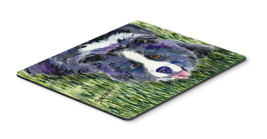 Caroline's Treasures SS8836MP Border Collie Mouse Pad, Hot Pad or Trivet for Home Office Gaming Working Computers Laptop Mouse Mat,Washable Large