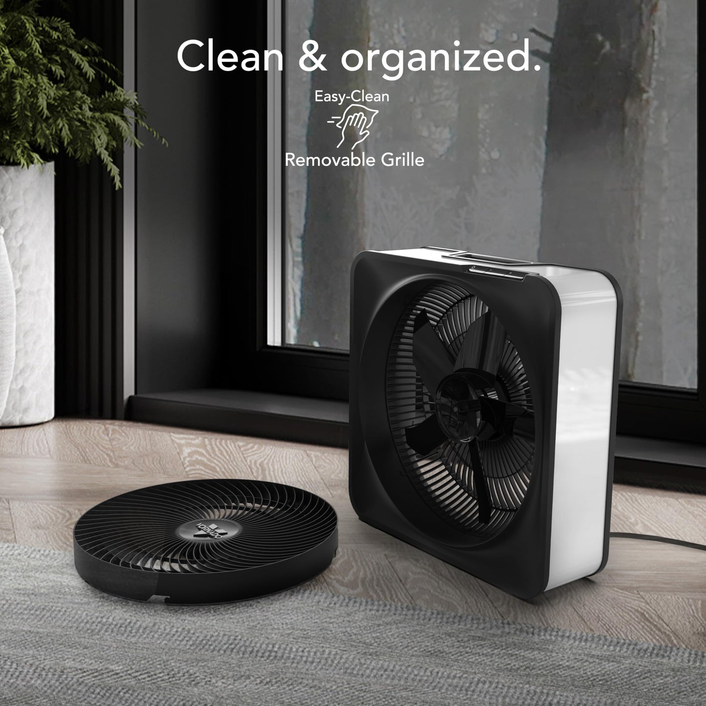 Vornado Model 80 High Velocity Box Fan, 20 Inch, 5 Speeds, Powerful Airflow