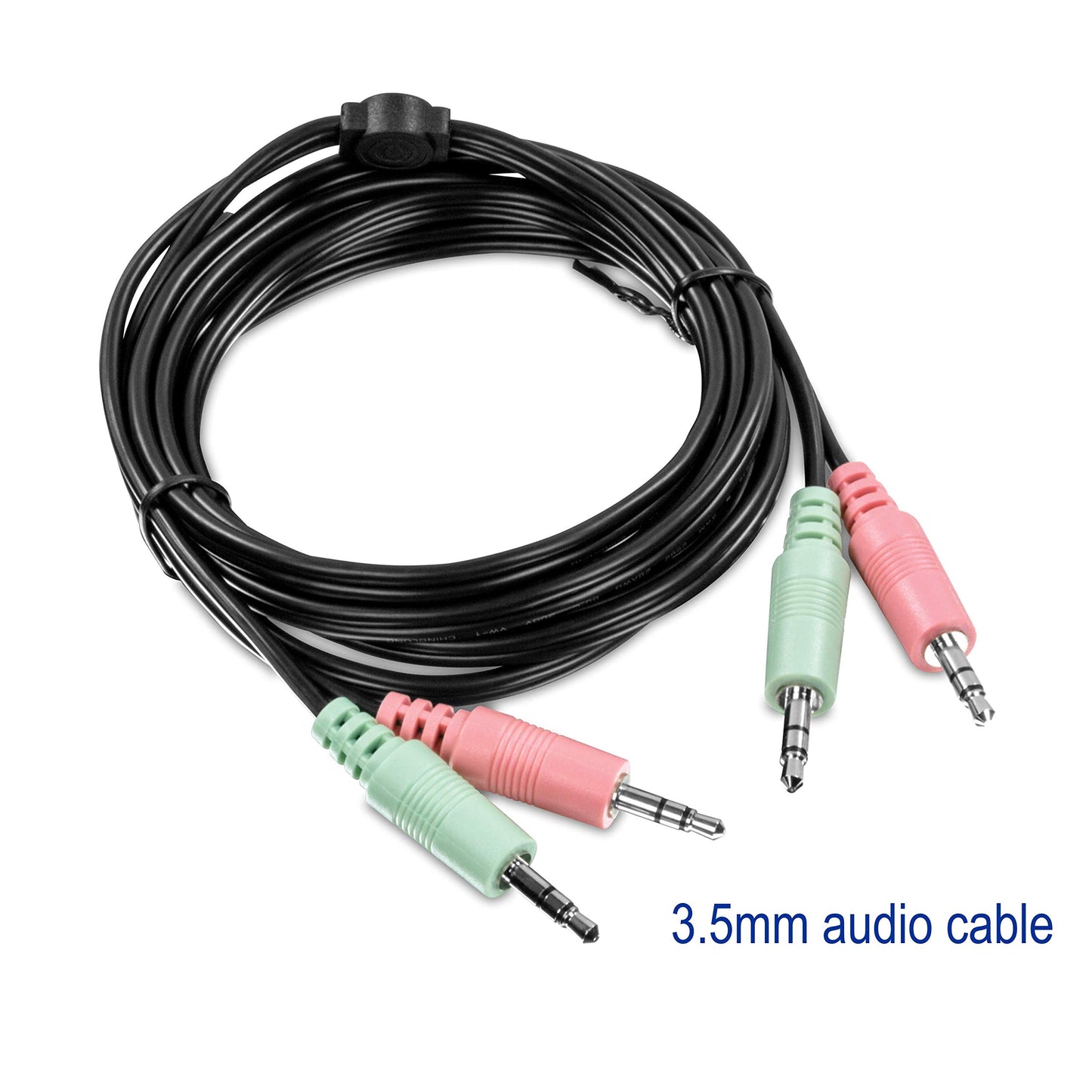 TRENDnet 6 Ft. Display Port, USB, and Audio KVM Cable Kit, Compatible with KVM Switches, TK-240DP, TK-440DP, TK-241DP, TK-441DP, DisplayPort 1.2