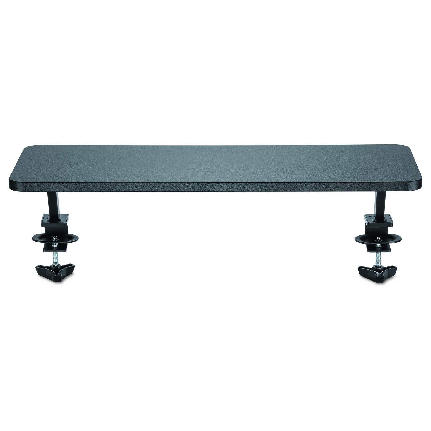 StarTech.com Monitor Riser Stand - Clamp-on Monitor Shelf for Desk - Extra Wide 25.6" (65 cm) for up to 34" Monitors - Black (MNRISERCLMP)