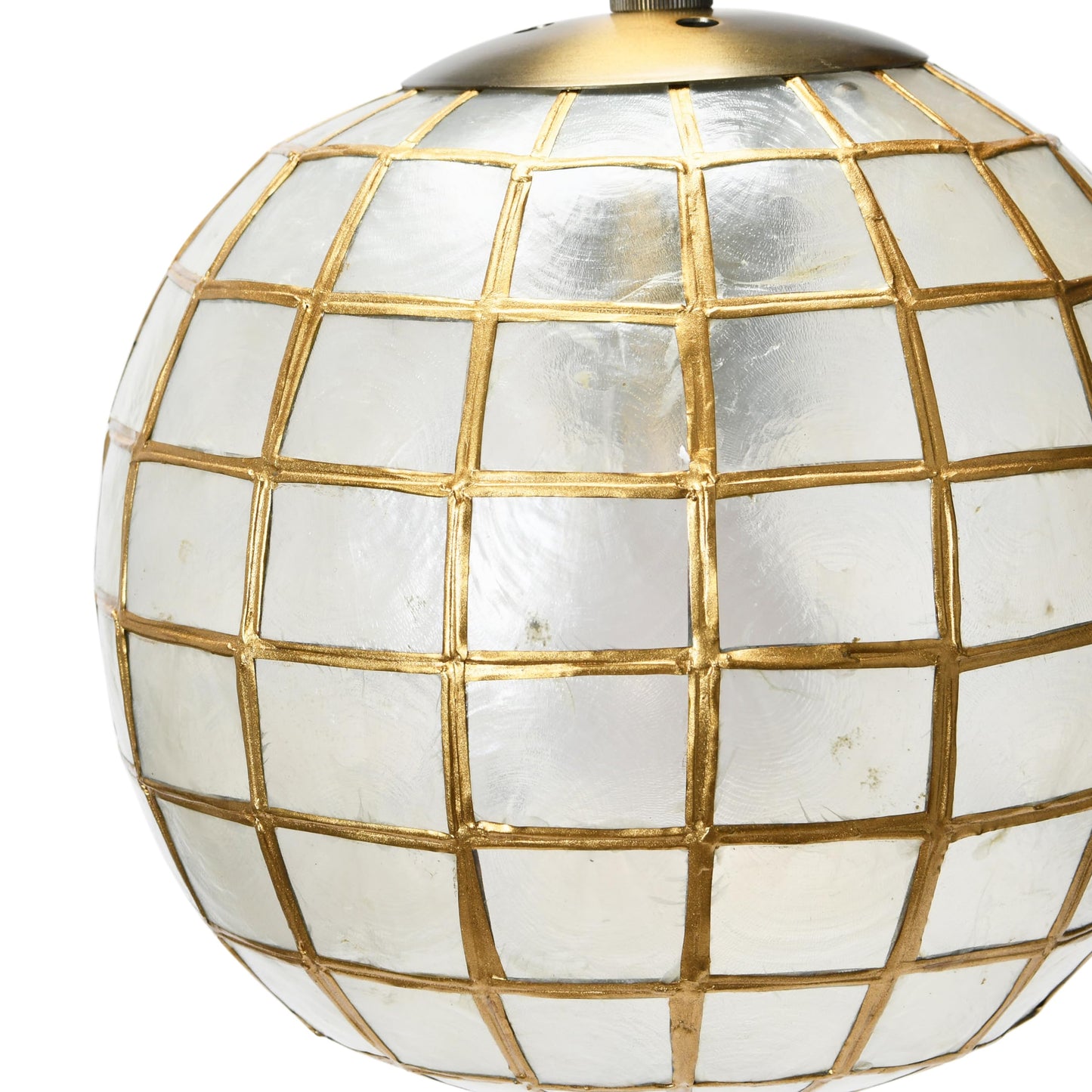 Metal Princess Capiz Wall Lamp