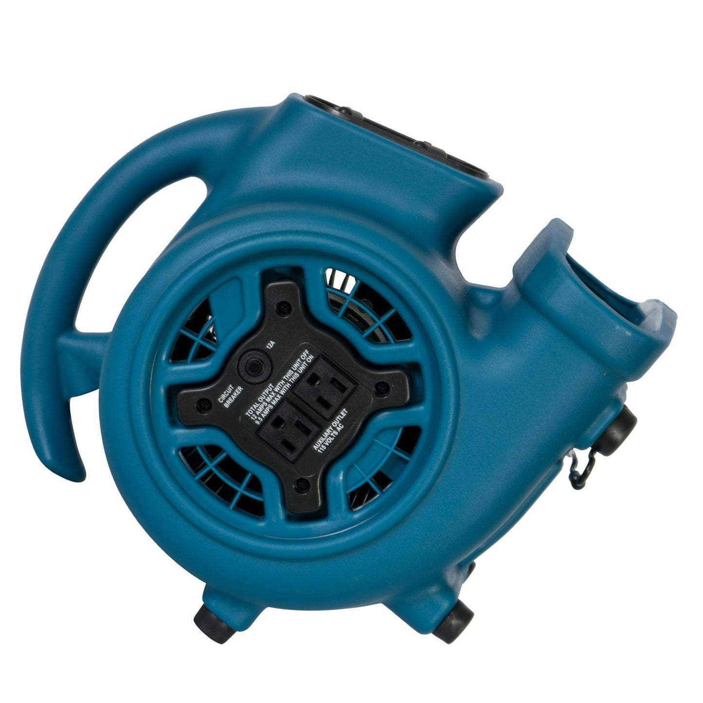 XPOWER P-260AT Freshen Mini Mighty Scented Air Mover, Utility Fan, Dryer, Blower with Power Outlets & Timer-1/5 HP, 800 CFM, 4 Speeds