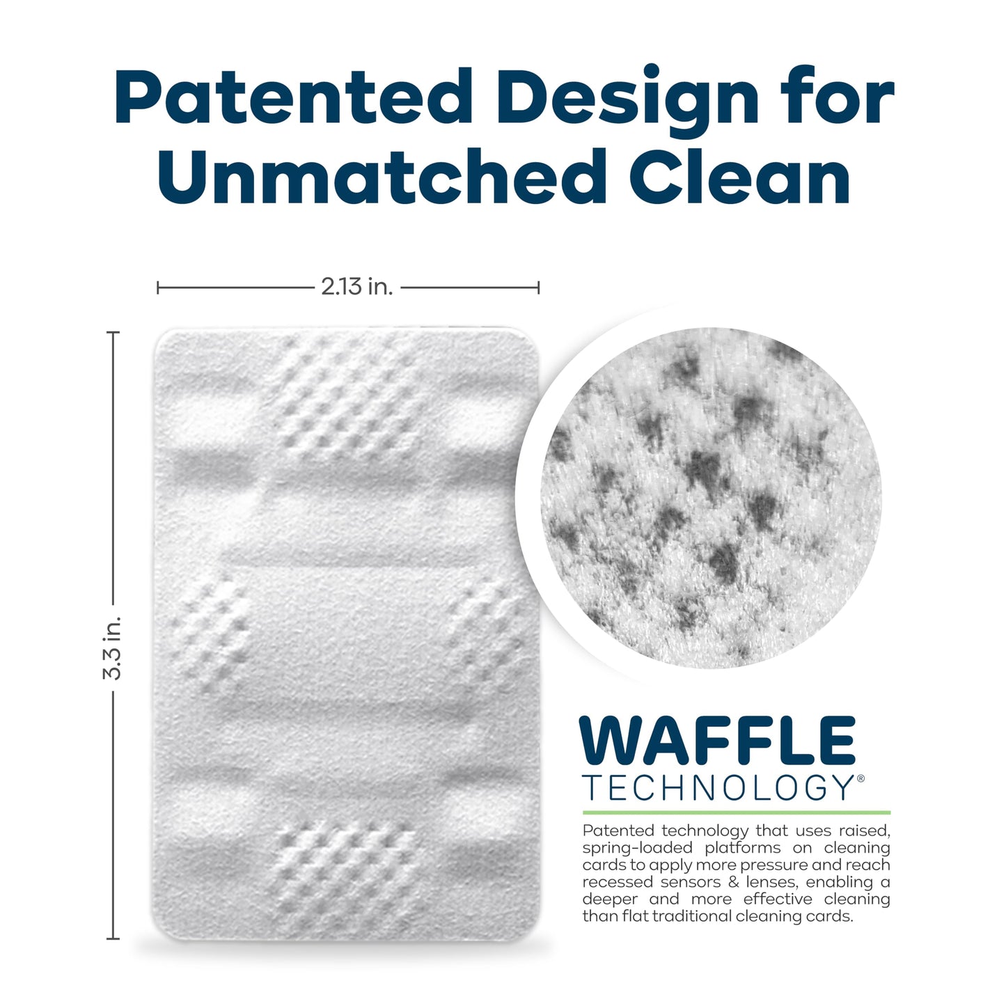 KICTeam - Waffletechnology® Cleaning Cards for Card Reader Payment Machines (40 Cards) - Presaturated with Quick Drying Solution - Made in USA