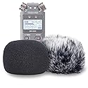 YOUSHARES DR05X Windscreen Muff and Foam Compatible with Tascam DR-05X DR-05 Mic Recorders, DR05X Indoor Outdoor Microphone Wind Screen (2 PACK)
