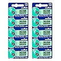 Murata 393/309 Battery SR48/W/SW 1.55V Silver Oxide Watch Button Cell (10 Batteries)
