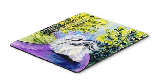 Caroline's Treasures SS8643MP Tibetan Terrier Mouse Pad, Hot Pad or Trivet for Home Office Gaming Working Computers Laptop Mouse Mat,Washable Large