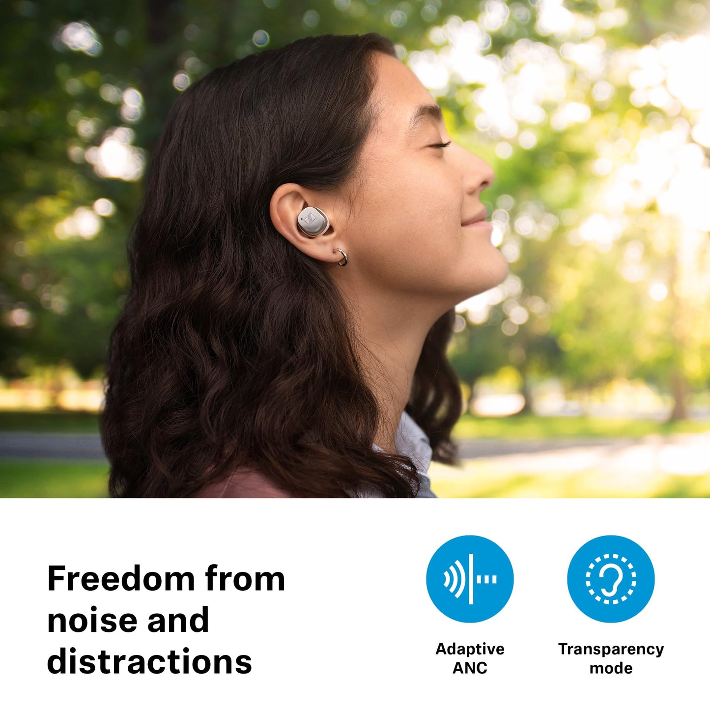 Sennheiser Momentum True Wireless 4 Smart Earbuds with Bluetooth 5.4, Crystal-Clear Sound, Comfortable Design, 30-Hour Battery Life, Adaptive ANC, LE…