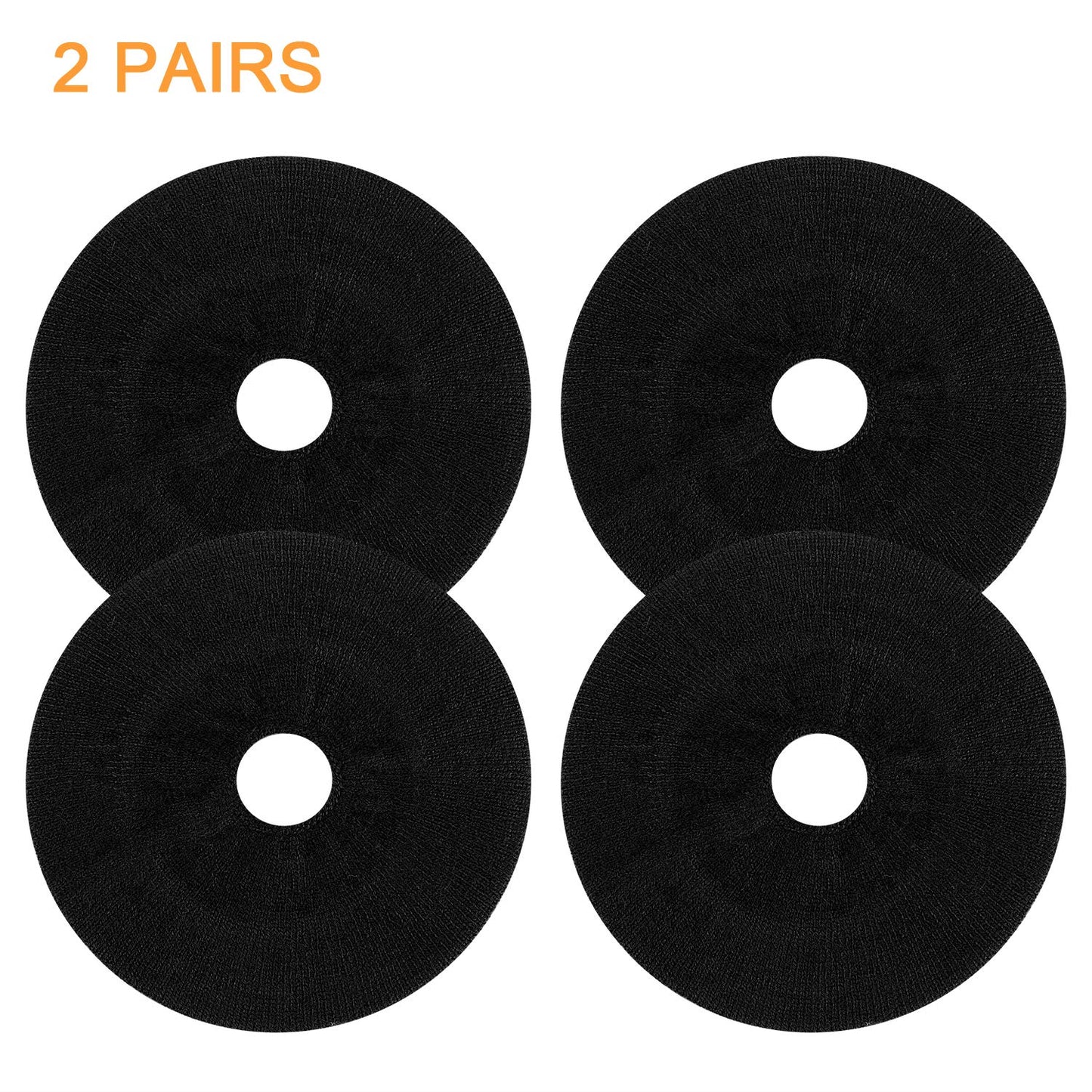 JARMOR Earpads Sweater Cover Protectors with Stretchable Knit Fabric for Beats Studio 3/2 Bose QC35 25 15 Headphones and Other Headsets with 3-4 Inch