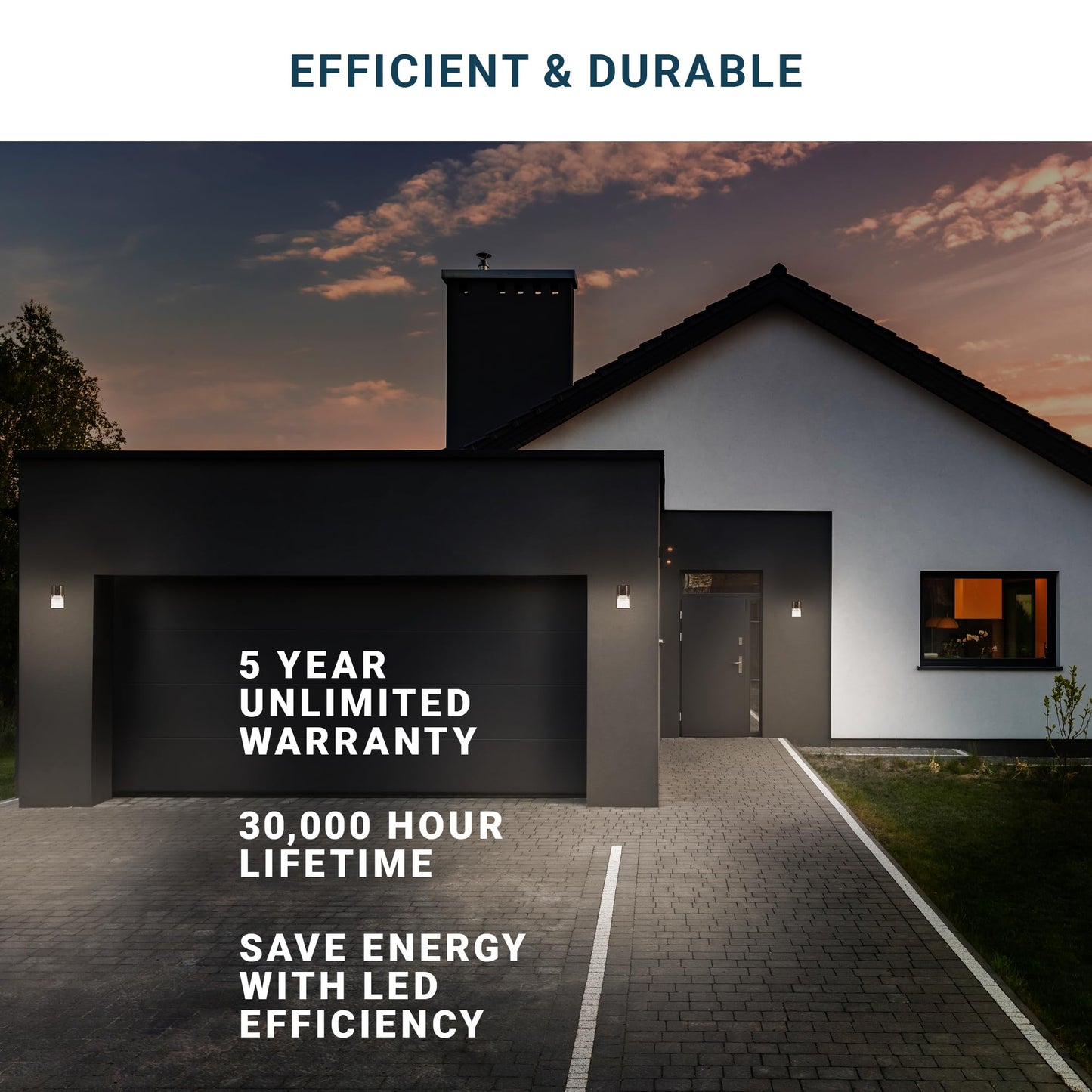 PARMIDA (4 Pack) Mini LED Wall Pack Light 26W Dusk to Dawn Photocell Sensor, 3000lm, 150W Equivalent, IP65 Waterproof, 5000K, ETL, 100-277VAC Outdoor