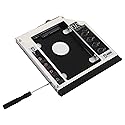 DY-tech 2nd HDD SSD Hard Drive Caddy for HP EliteBook 6930p 8440p 8530p 8540p with Faceplate Bezel + Mounting Bracket