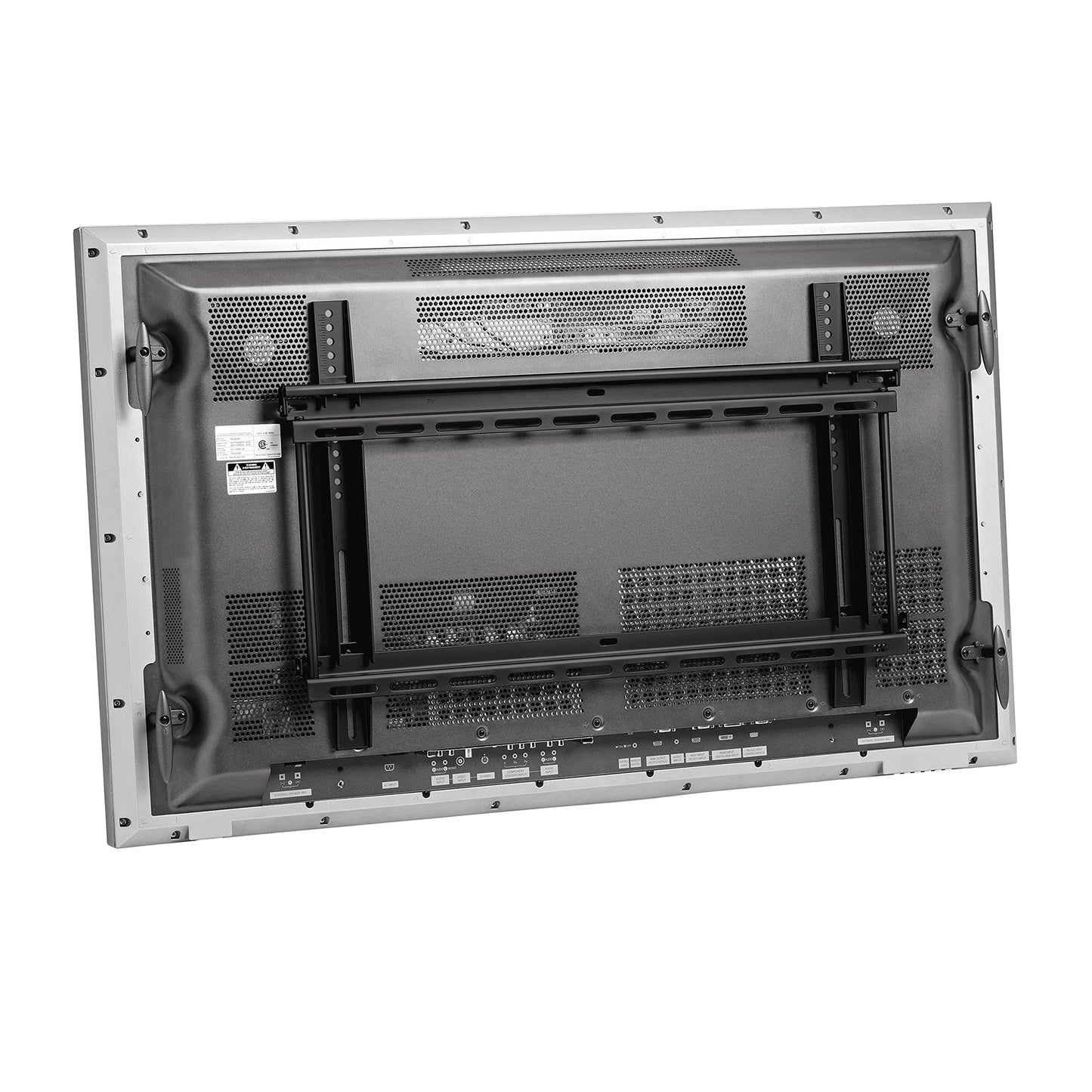 Ergotron - Neo-Flex Fixed Wall Mount UHD, VESA TV Wall Mount - for Heavy Monitors or TVs Greater Than 37 Inches, 0 to 175 lbs - Fixed, Black