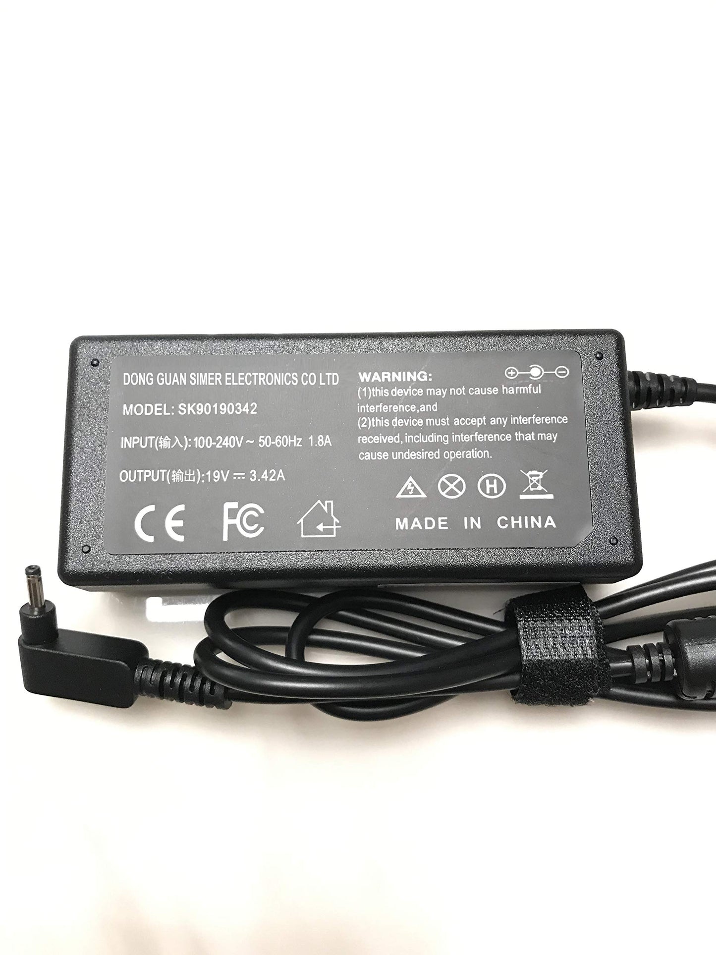 AC Adapter Charger for Acer Chromebook 15 C910-C37P, CB3-531-C4A5; Acer Chromebook 15 CB5-571-362Q, CB5-571-C5XU; Acer Aspire V3-371-57JZ.