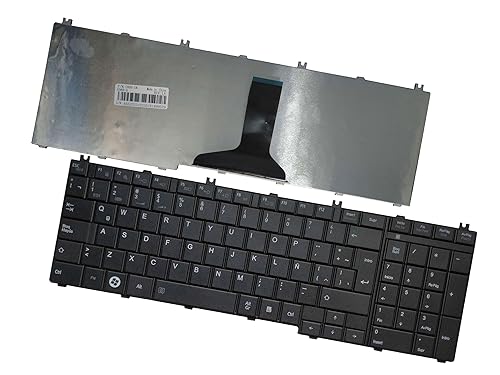Laptop Replacement Keyboard Compatible for Toshiba Satellite C655-S5047 C655-S5082 C655-S5090 C655-S5128 C655-S5312 C655-S5314 Latin Layout