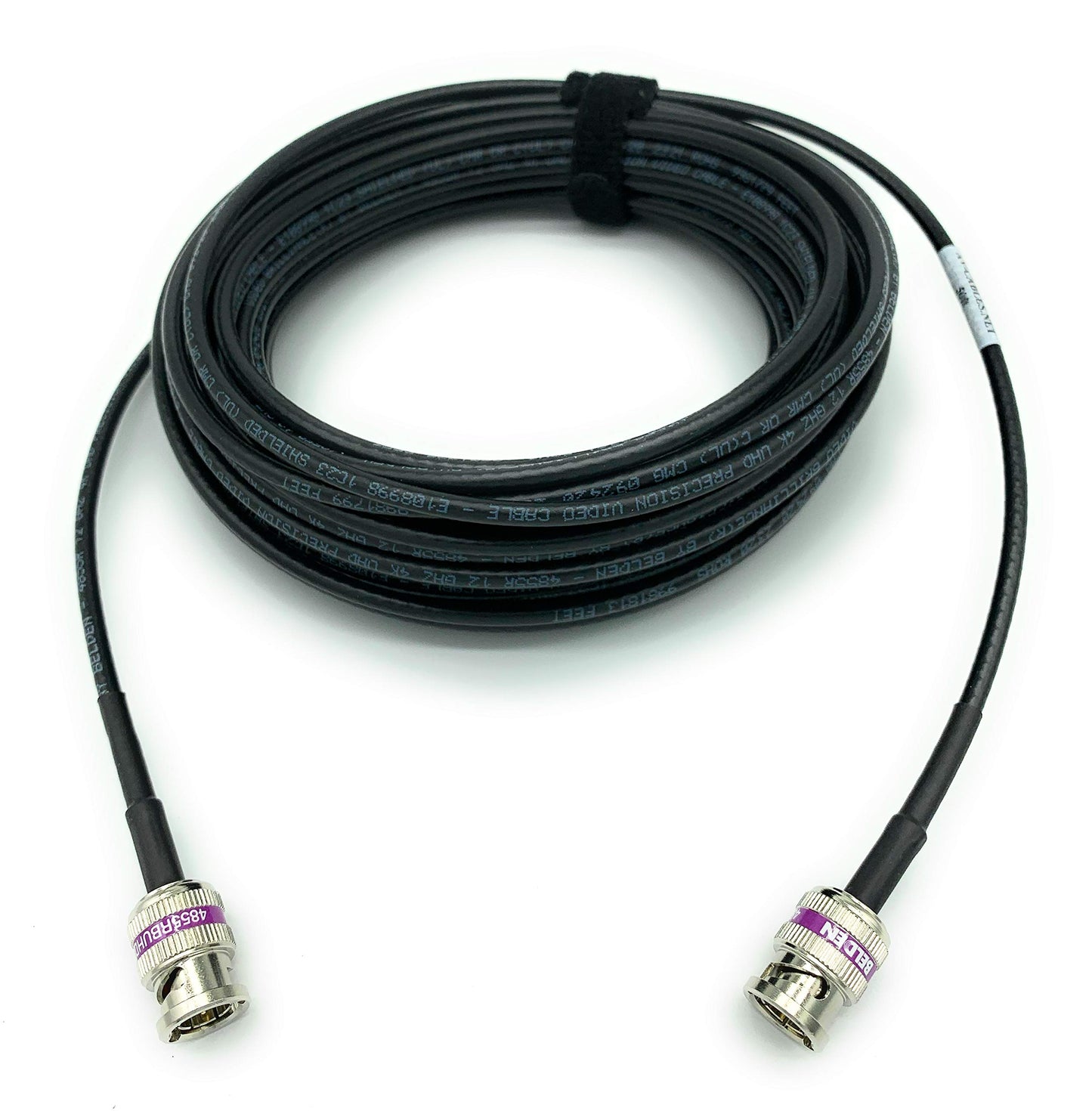 AV-Cables 12G 4K HD SDI BNC - BNC Cable 4855R Mini RG59 (6ft, Black)