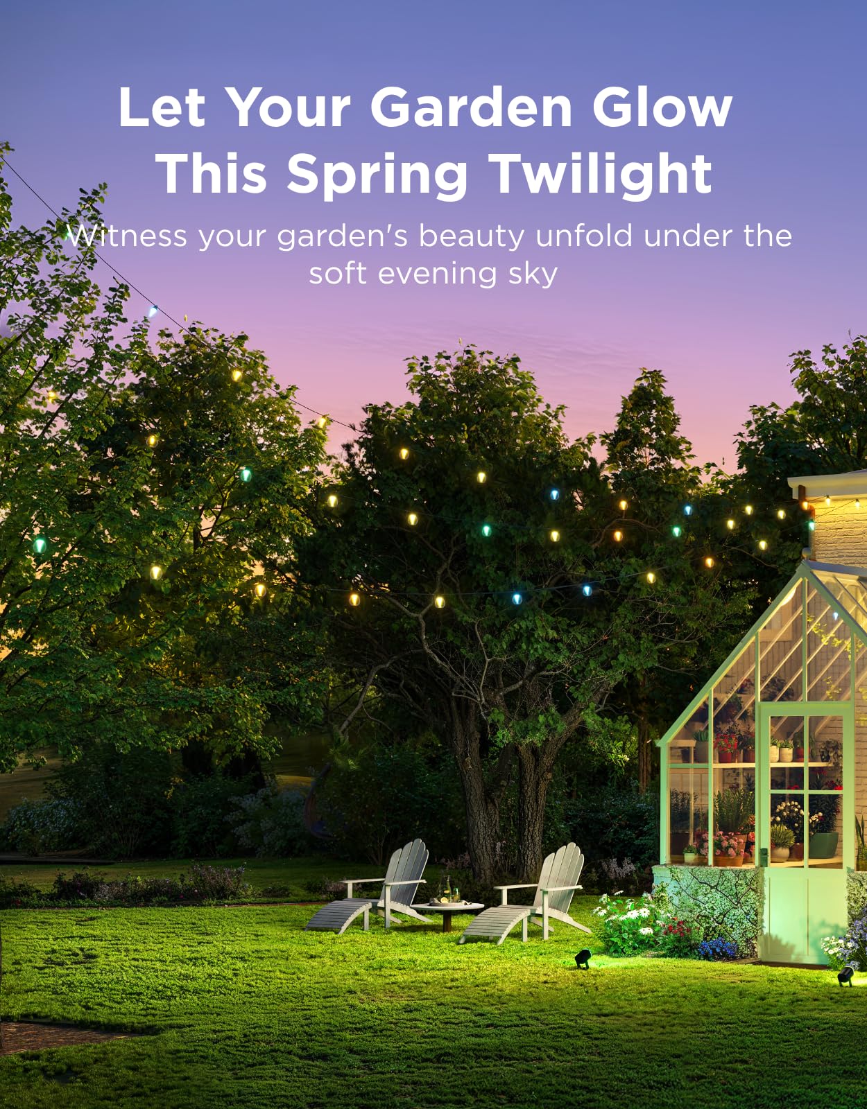 Govee Clear Bulb Outdoor String Lights, 96ft RGBWIC Dimmable Patio & Backyard Lights with 30 LED Bulbs, 111 Modes, IP67 Waterproof & Shatterproof