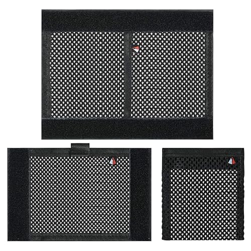 TXEsign Pack of 3 Sizes Hook and Loop Mesh Pockets Net Organizer for Securing Items in DSLR SLR Camera Insert/Video Bag