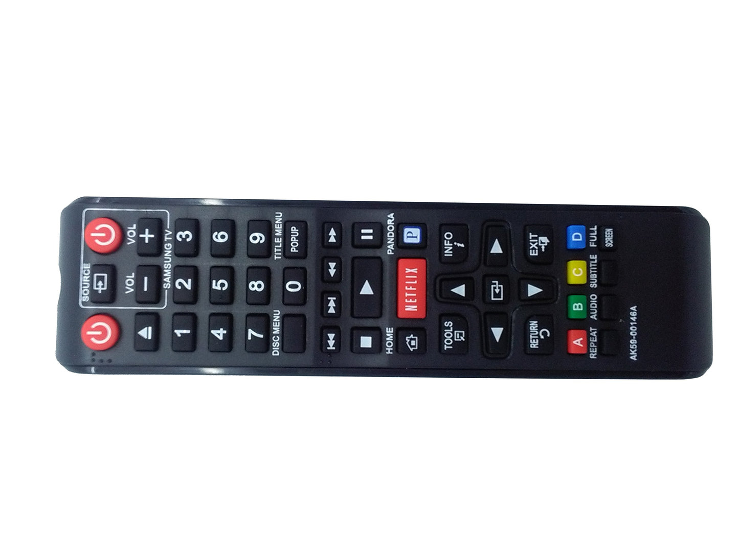 VINABTY AK59-00146A Replacement Remote fit for Samsung Blu-Ray DVD Player BDE5300 BDE5300/ZA BDE5400 BDE5400/ZA BDEM53 BDE5900