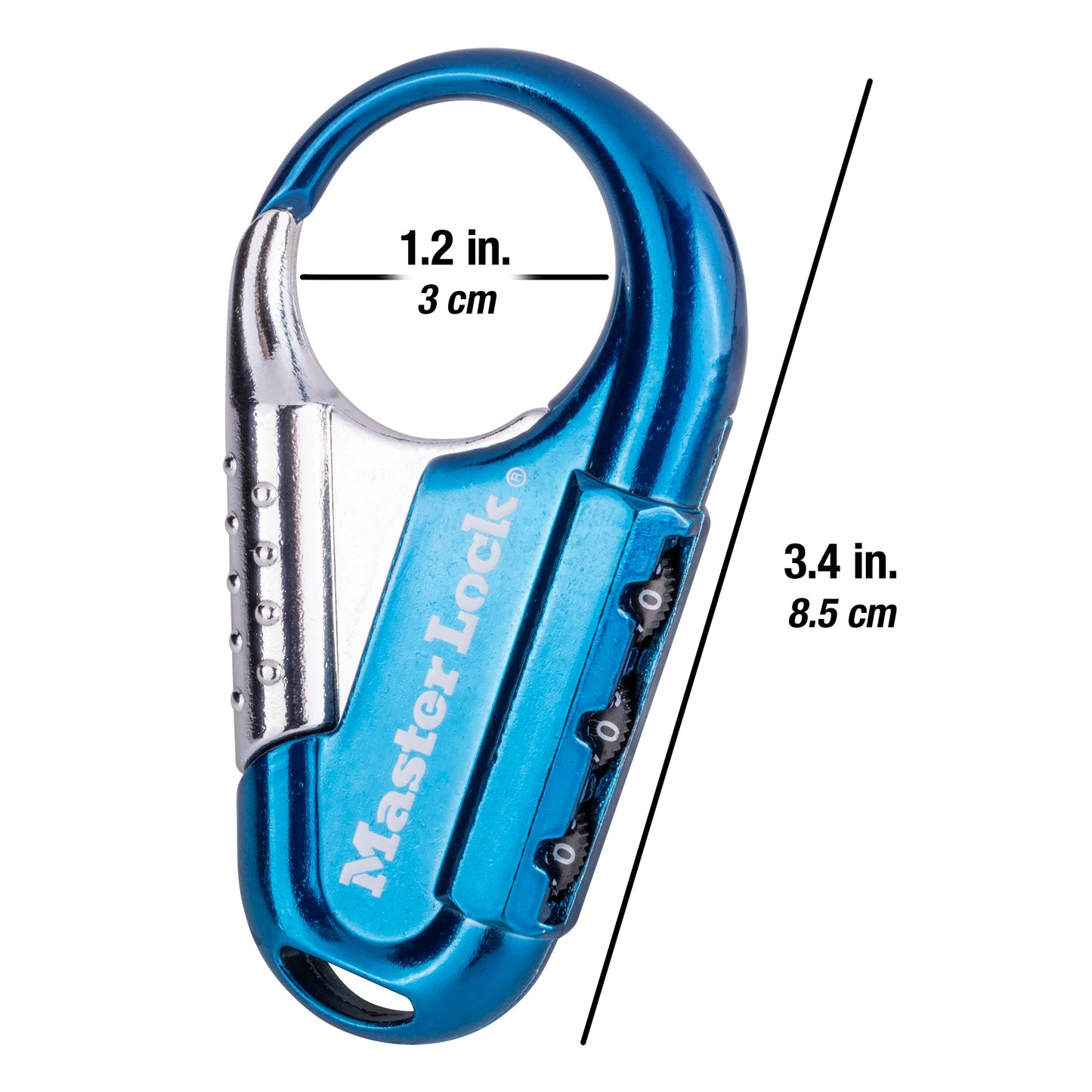 Master Lock 1548DCM Backpack Lock, Set Your Own Combination Lock, Colors May Vary